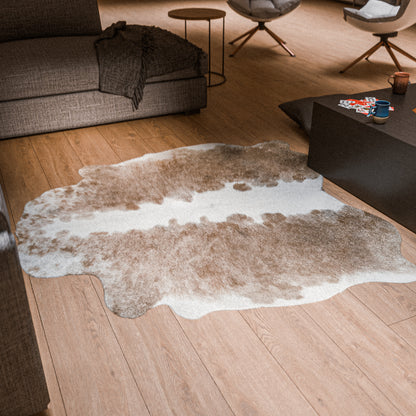 Light Caramel Cowhide Rug #A041 by Hide Hoof