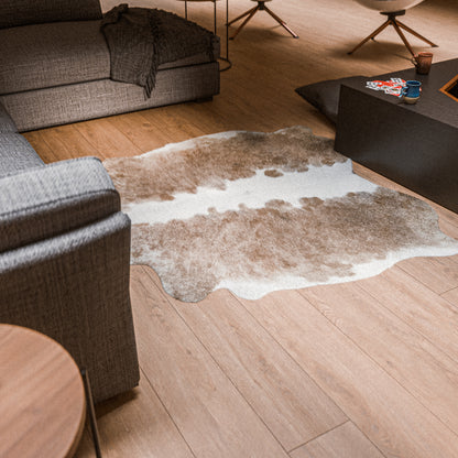 Light Caramel Cowhide Rug #A041 by Hide Hoof