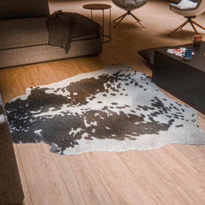 Speckled Tricolor Cowhide Rug #A038 by Hide Hoof