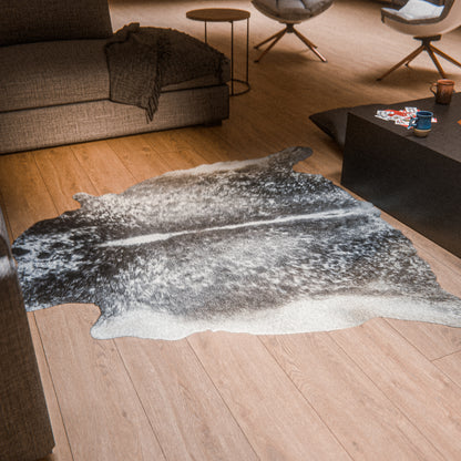 Speckled Tricolor Cowhide Rug #A039 by Hide Hoof