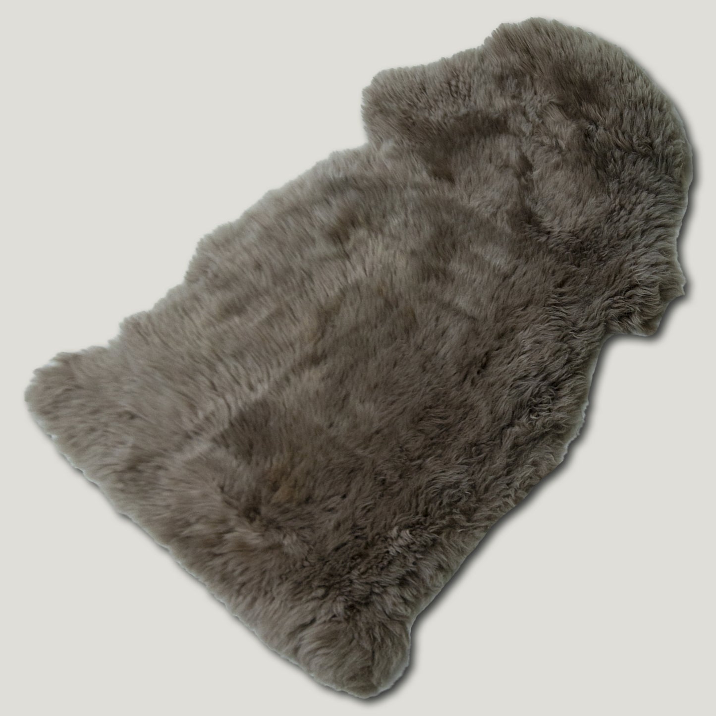 Dark Brown Furry Sheepskin Rug #A202 by Hide Hoof