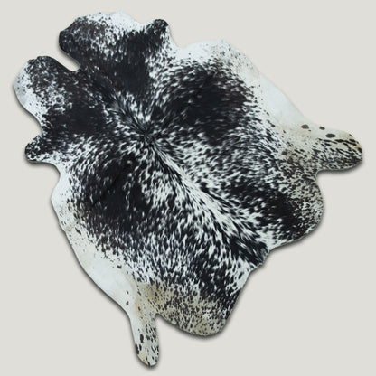 Speckled Dark & White Cowhide Rug #A024 by Hide Hoof