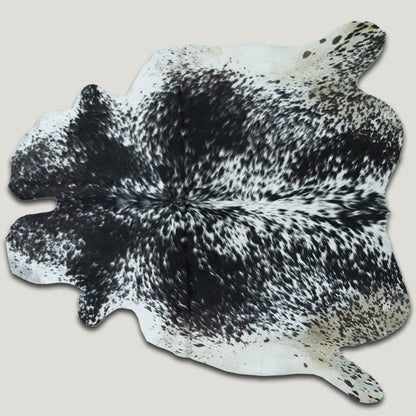 Speckled Dark & White Cowhide Rug #A024 by Hide Hoof