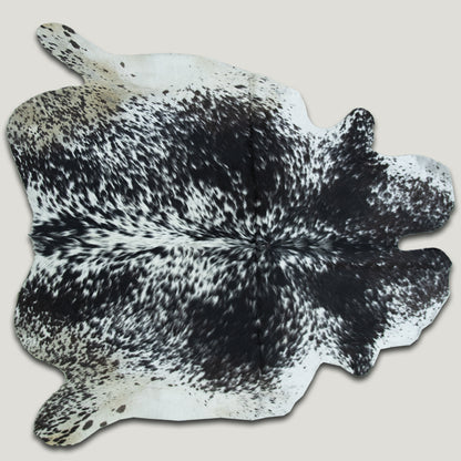 Speckled Dark & White Cowhide Rug #A024 by Hide Hoof