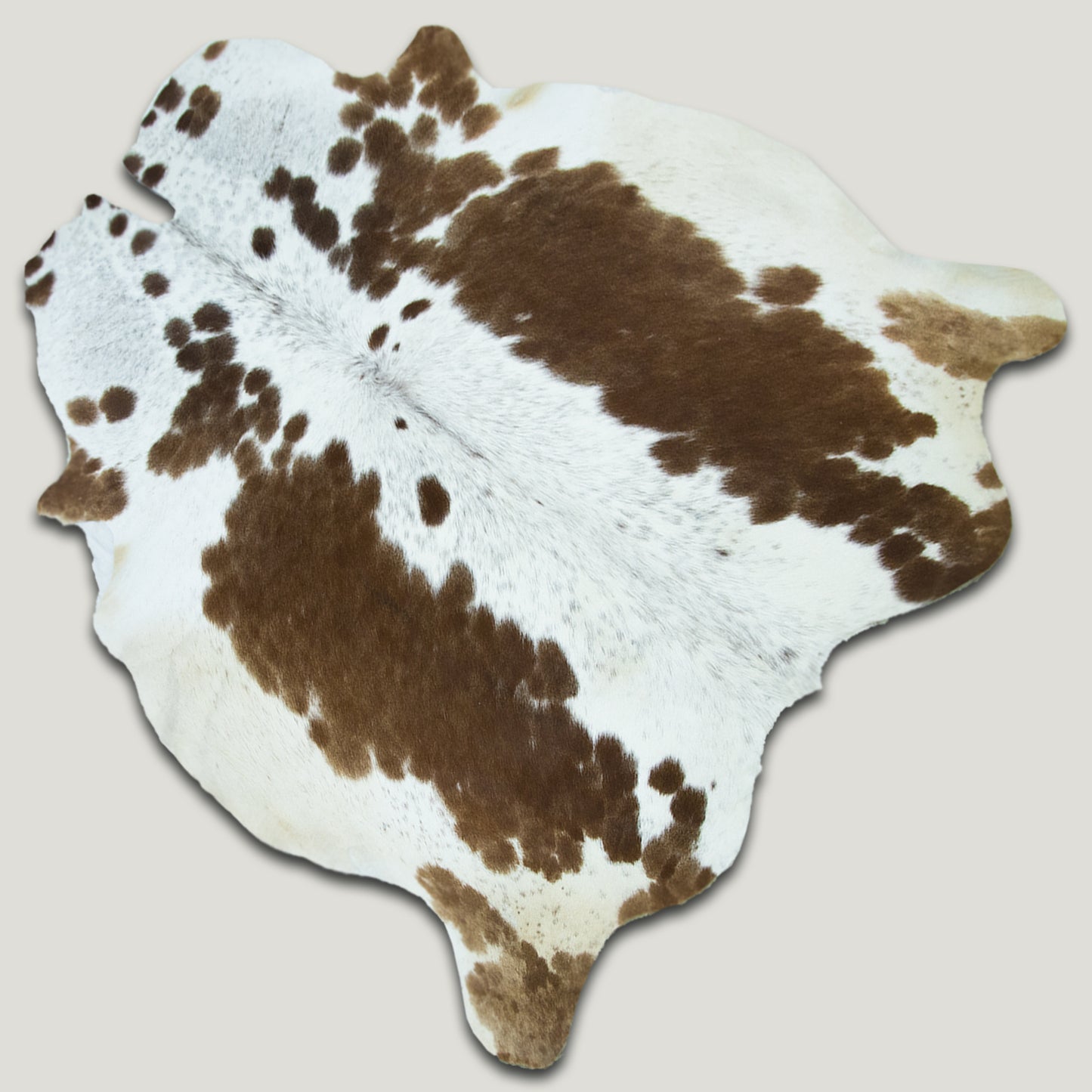 Light Brown & White Cowhide Rug #A027 by Hide Hoof