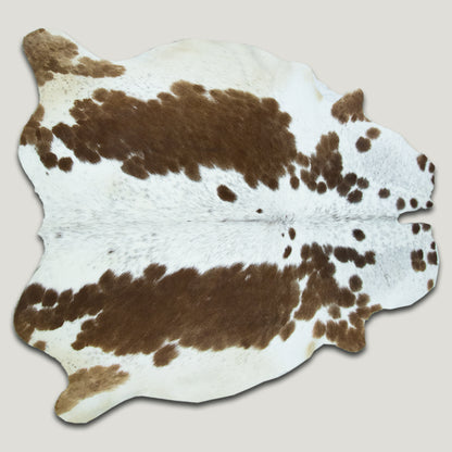 Light Brown & White Cowhide Rug #A027 by Hide Hoof