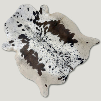 Speckled Brown & White Cowhide Rug #A030 by Hide Hoof