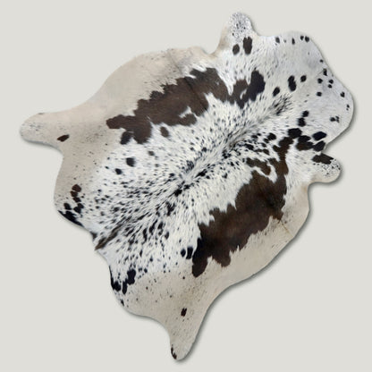 Speckled Brown & White Cowhide Rug #A030 by Hide Hoof