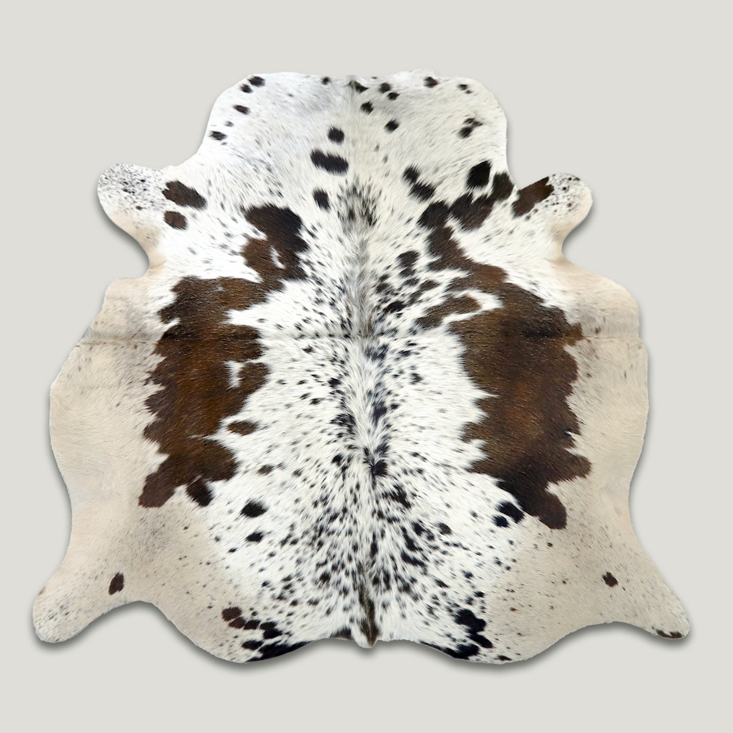 Speckled Brown & White Cowhide Rug #A030 by Hide Hoof