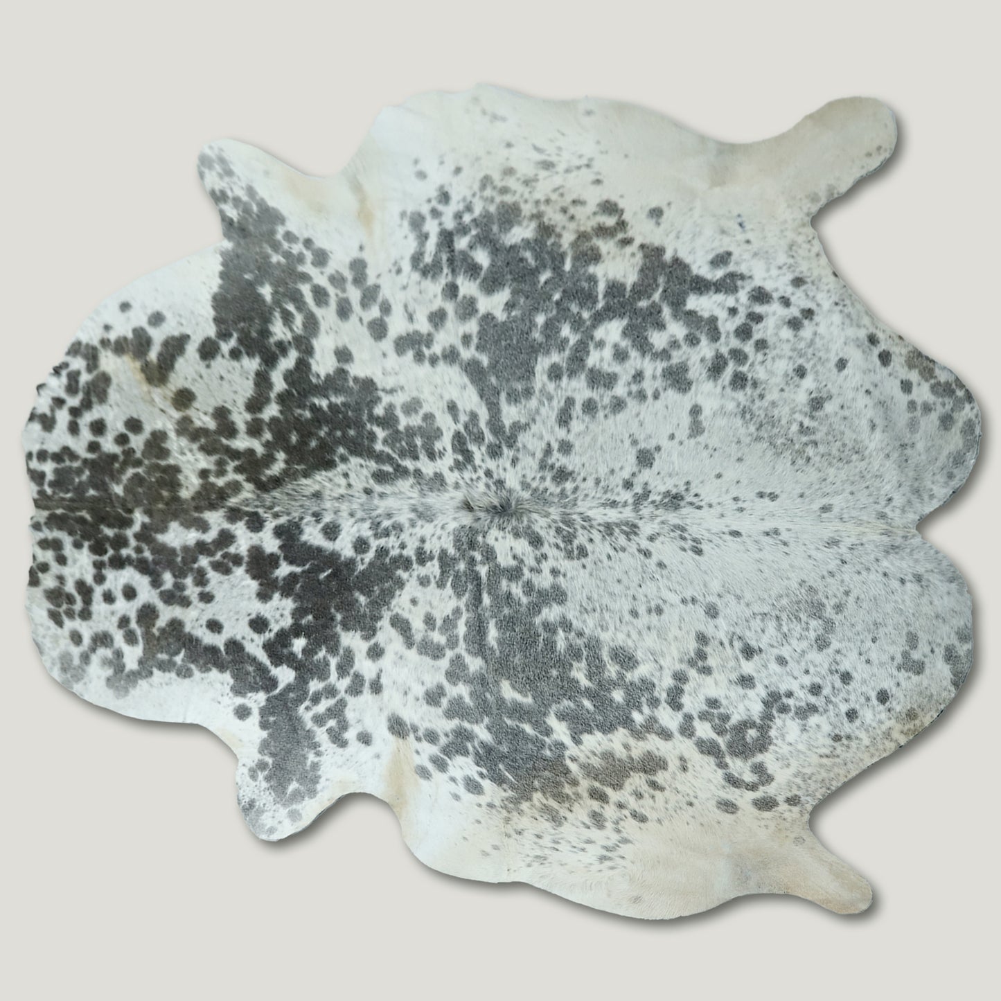 Fade Speckled Black & White Cowhide Rug #A043 by Hide Hoof