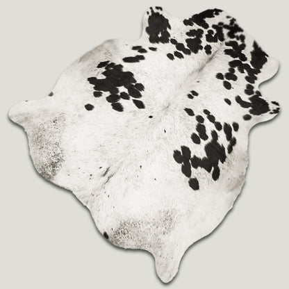 Black & White Cowhide Rug #A034 by Hide Hoof