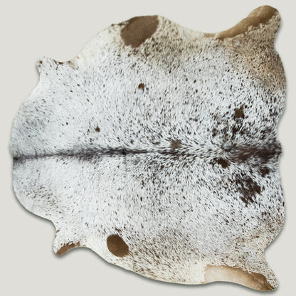 Speckled Brown & White Cowhide Rug #A011 by Hide Hoof