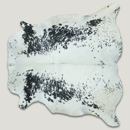 Speckled Dark & White Cowhide Rug #A012 by Hide Hoof