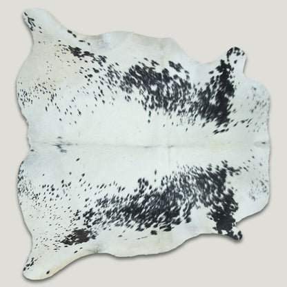 Speckled Dark & White Cowhide Rug #A012 by Hide Hoof