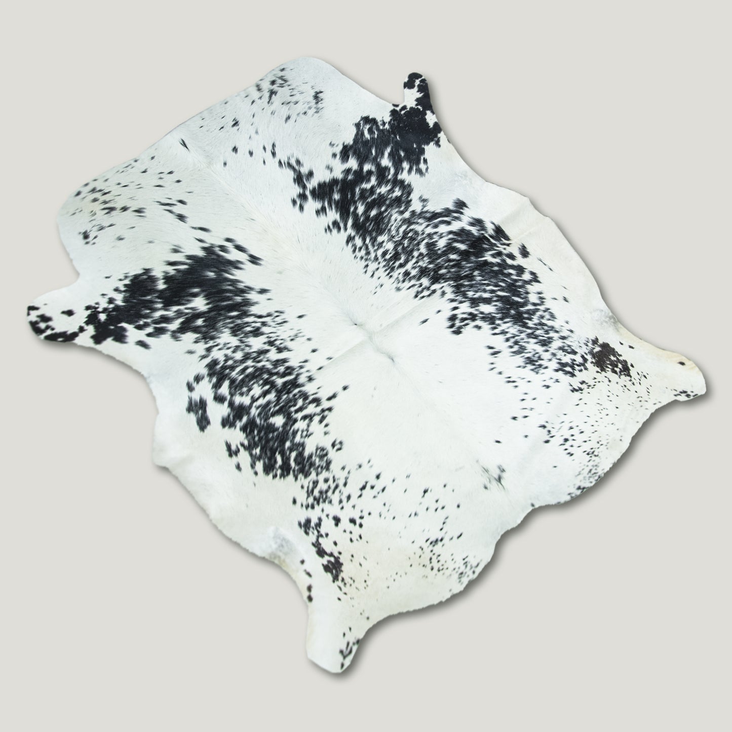 Speckled Dark & White Cowhide Rug #A012 by Hide Hoof