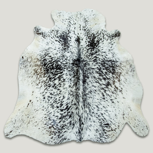 Speckled Dark & White Cowhide Rug #A013 by Hide Hoof