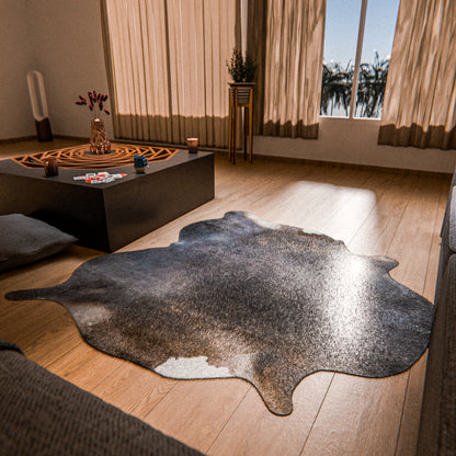 Dark Brindle Cowhide Rug #A014 by Hide Hoof