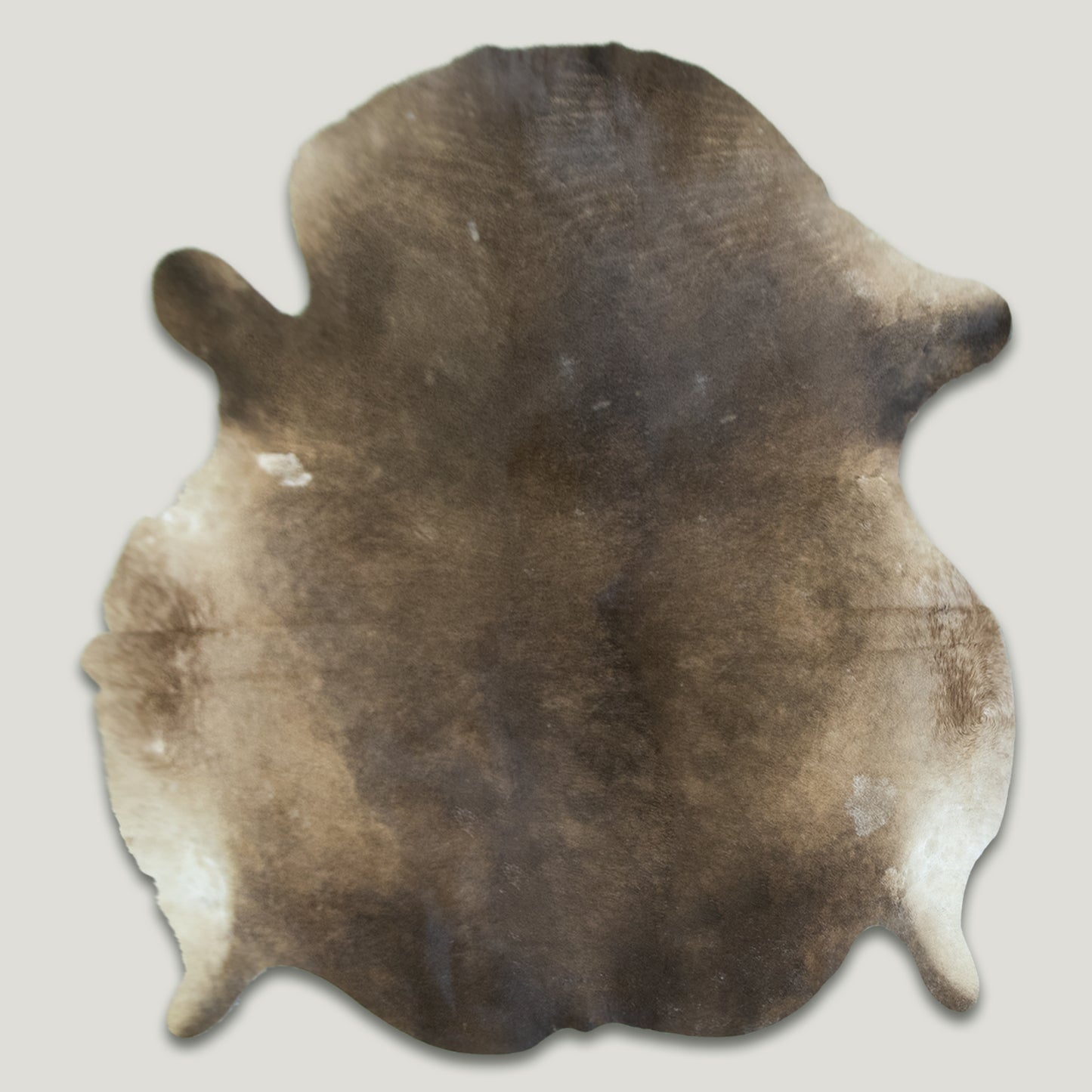 Warm Brown & White Cowhide Rug #A015 by Hide Hoof