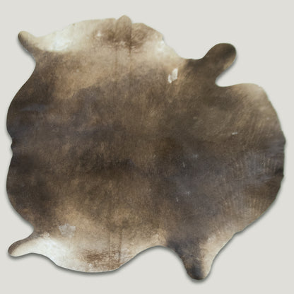 Warm Brown & White Cowhide Rug #A015 by Hide Hoof