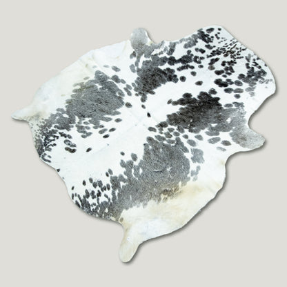 Fade Black and White Cowhide Rug #A019 by Hide Hoof