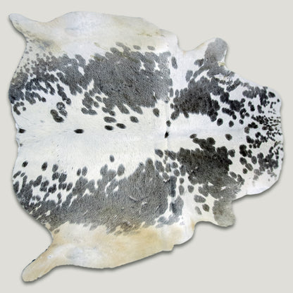 Fade Black and White Cowhide Rug #A019 by Hide Hoof