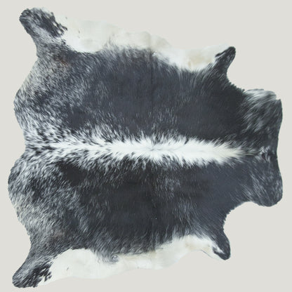 Speckled Black & White Cowhide Rug #A036 by Hide Hoof