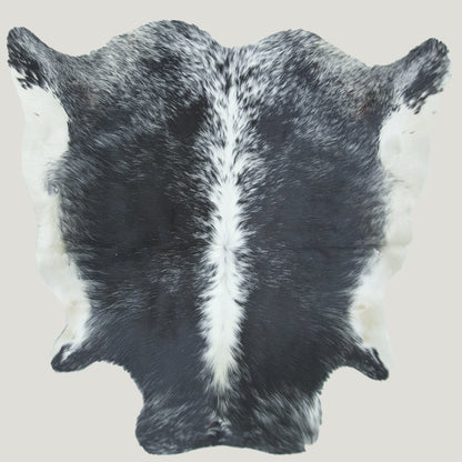 Speckled Black & White Cowhide Rug #A036 by Hide Hoof