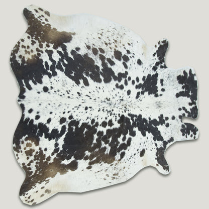 Speckled Dark White Cowhide Rug #A003 by Hide Hoof