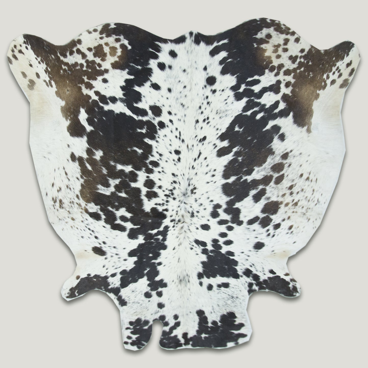 Speckled Dark White Cowhide Rug #A003 by Hide Hoof