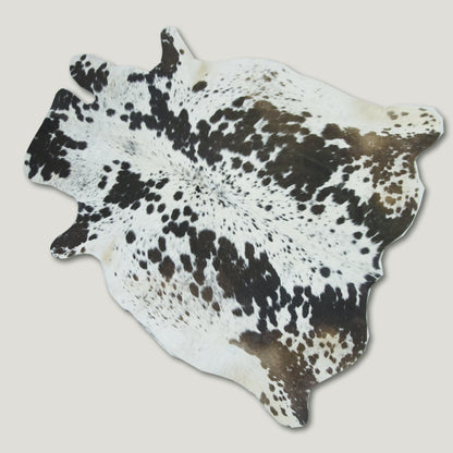 Speckled Dark White Cowhide Rug #A003 by Hide Hoof