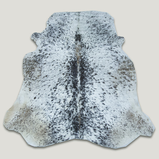 Speckled Dark & White Cowhide Rug #A005 by Hide Hoof