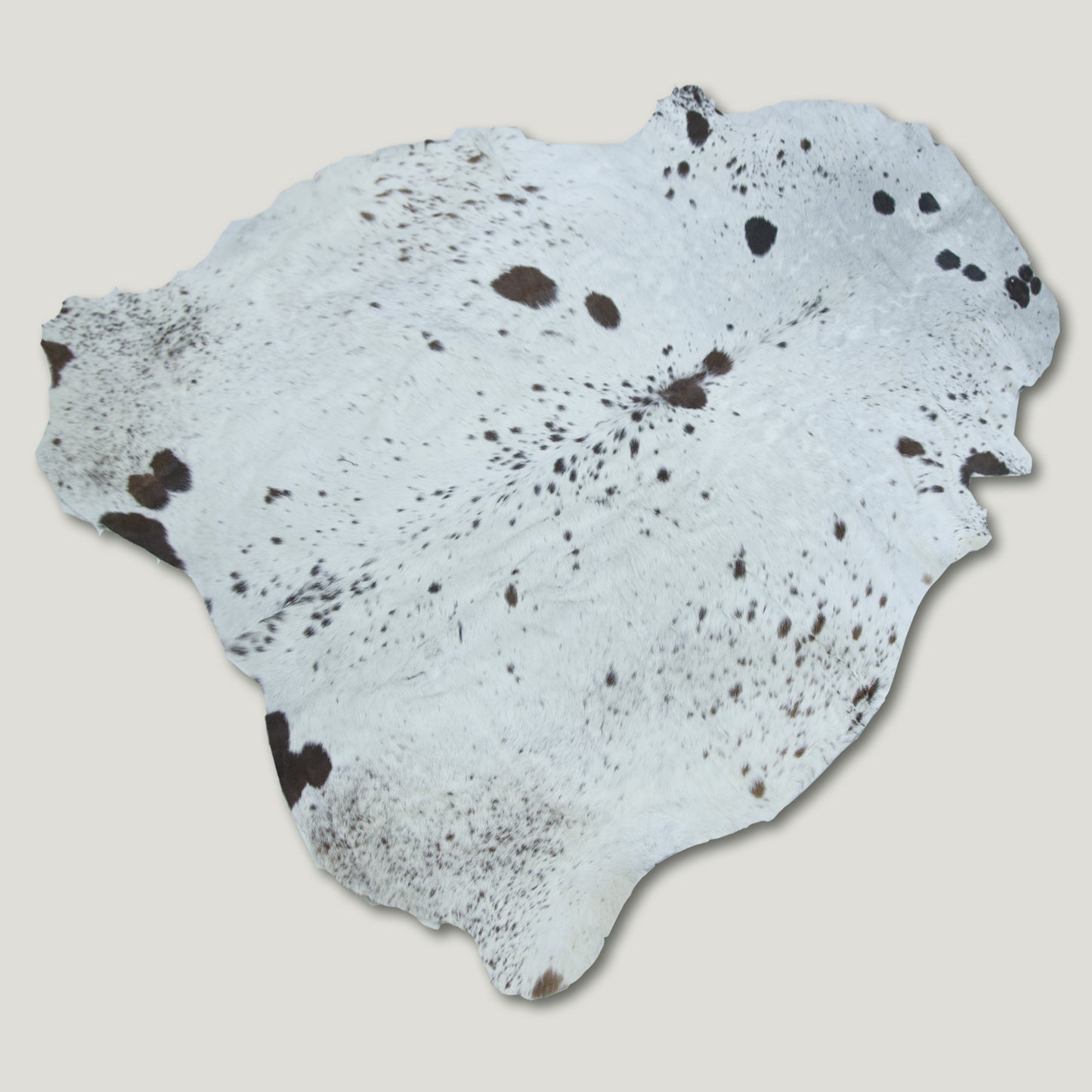 Salt and Pepper Black Cowhide Rug #A007 by Hide Hoof