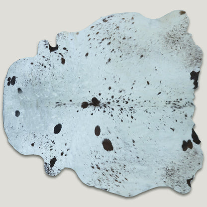 Salt and Pepper Black Cowhide Rug #A007 by Hide Hoof