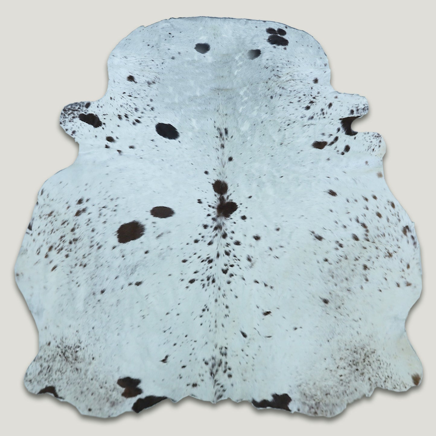 Salt and Pepper Black Cowhide Rug #A007 by Hide Hoof