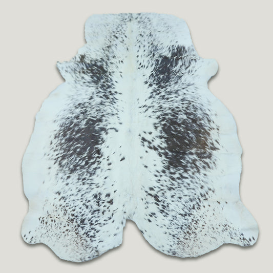 Speckled Dark & White Cowhide Rug #A044 by Hide Hoof