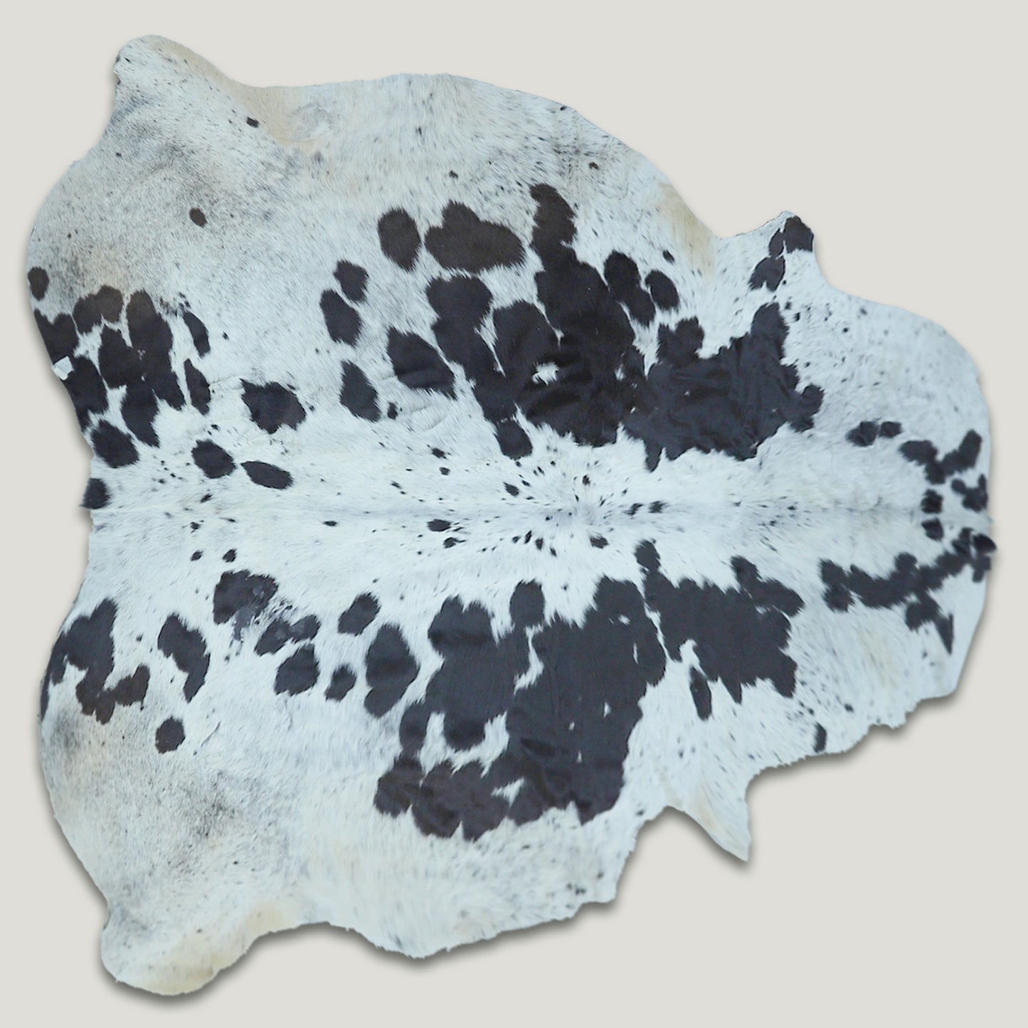 Black and White Cowhide Rug #A008 by Hide Hoof