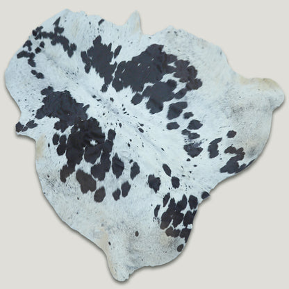 Black and White Cowhide Rug #A008 by Hide Hoof