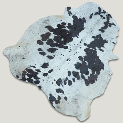 Black and White Cowhide Rug #A008 by Hide Hoof