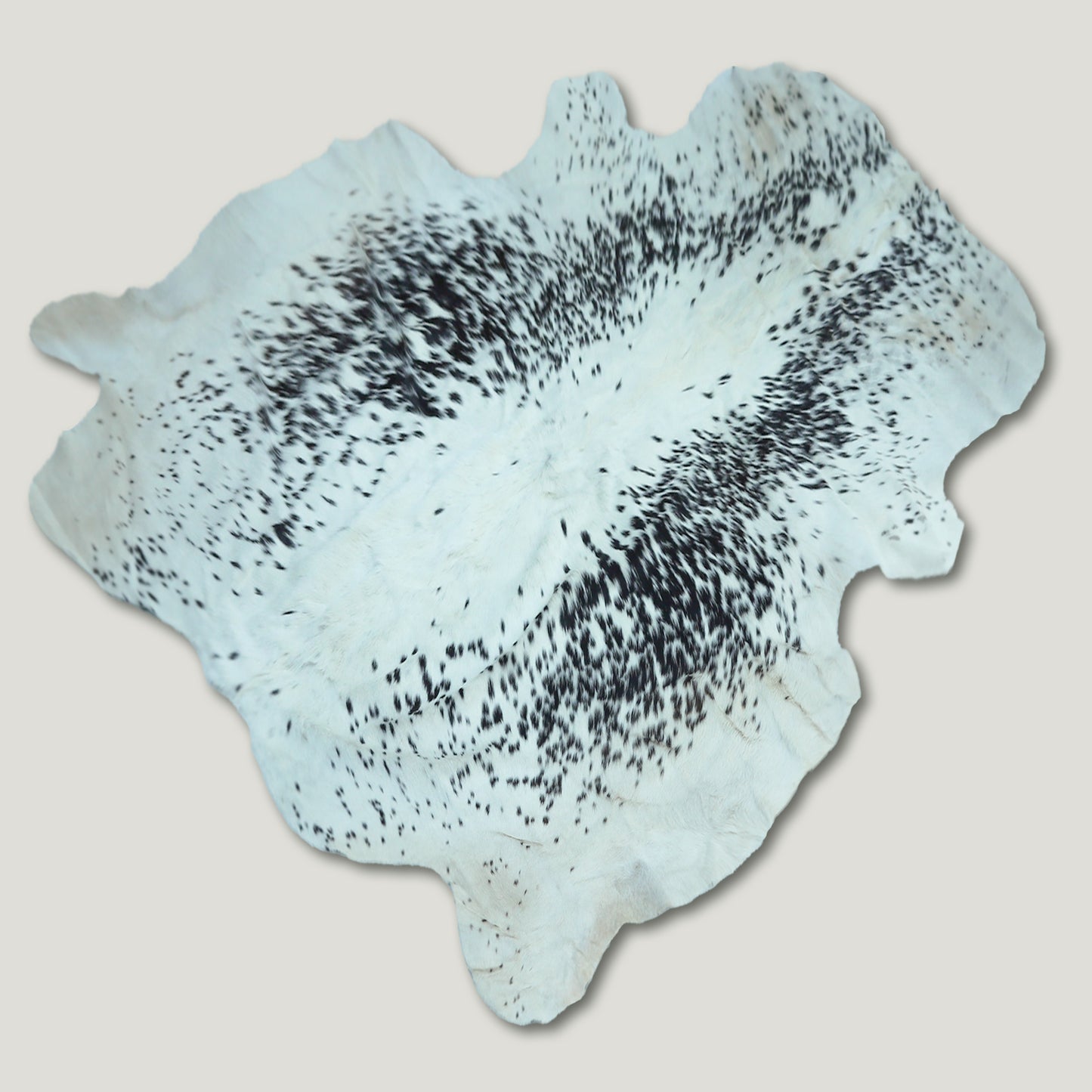 Speckled Dark & White Cowhide Rug #A009 by Hide Hoof