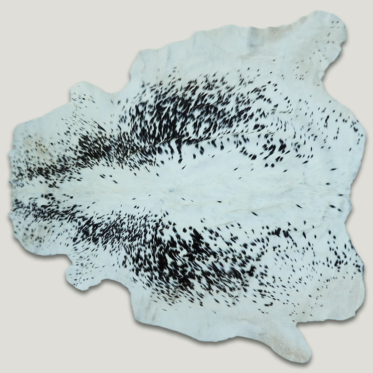 Speckled Dark & White Cowhide Rug #A009 by Hide Hoof