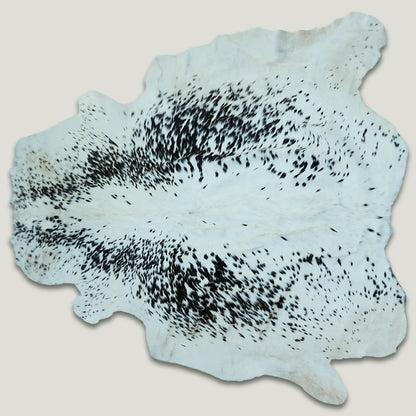 Speckled Dark & White Cowhide Rug #A009 by Hide Hoof