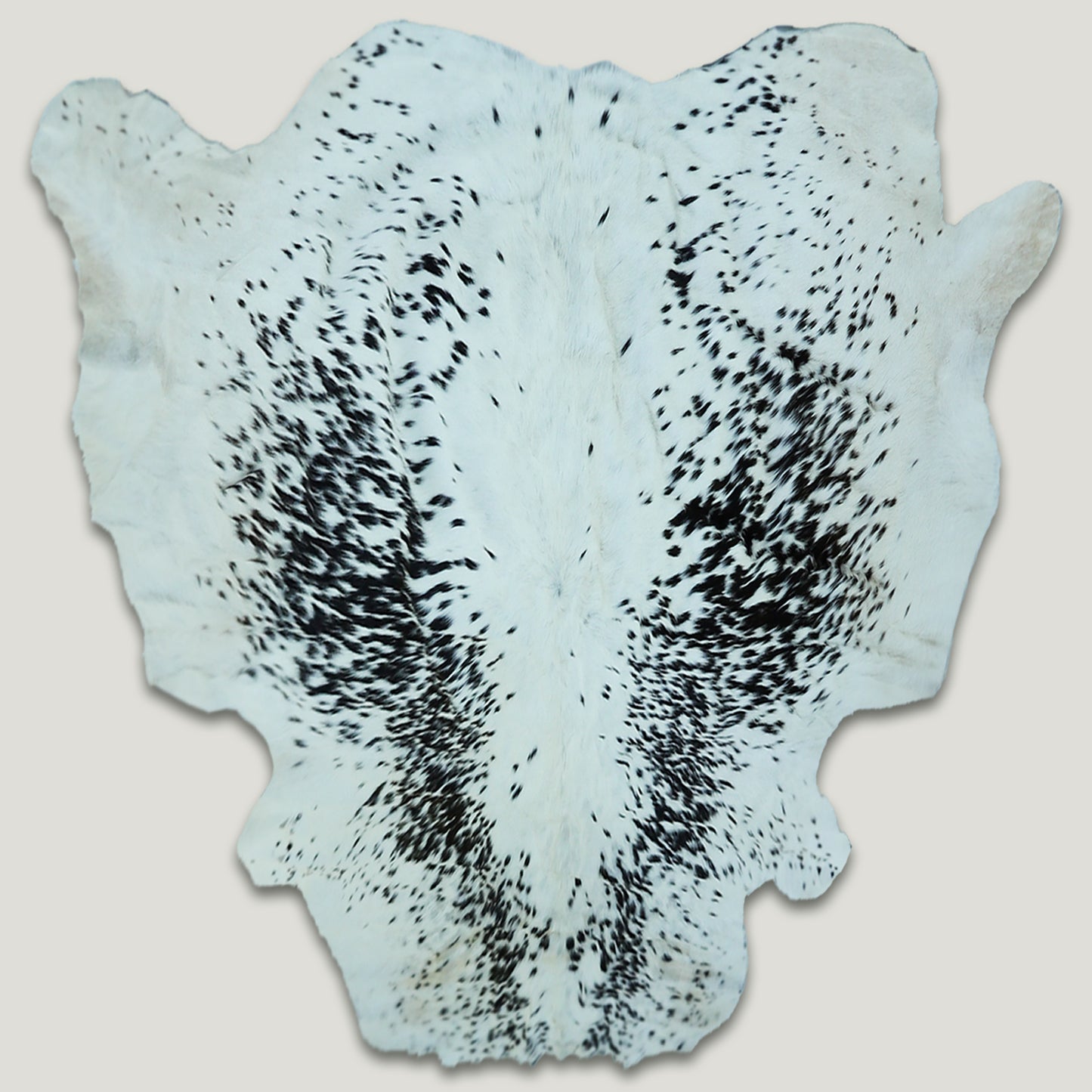 Speckled Dark & White Cowhide Rug #A009 by Hide Hoof