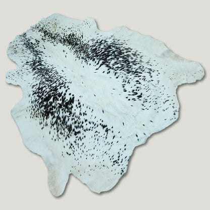 Speckled Dark & White Cowhide Rug #A009 by Hide Hoof