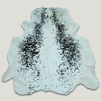 Speckled Dark & White Cowhide Rug #A009 by Hide Hoof