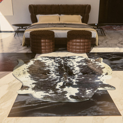 Tricolor Cowhide Rug #A035 by Hide Hoof