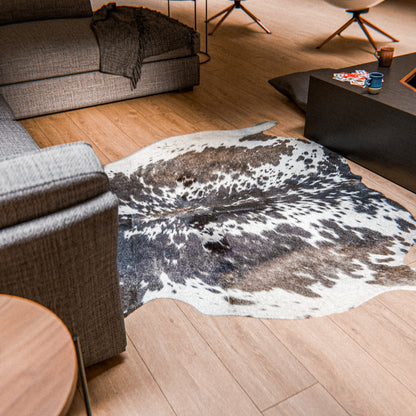 Tricolor Cowhide Rug #A035 by Hide Hoof