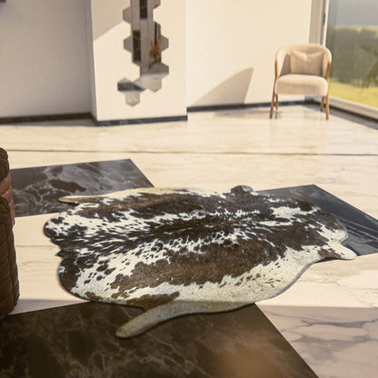 Tricolor Cowhide Rug #A035 by Hide Hoof