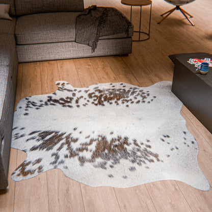 Speckled Red Brown & White Cowhide Rug #A031 by Hide Hoof